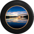 Jeep Wrangler Tire Cover With Sunrise Print (Wrangler JK, TJ, YJ)