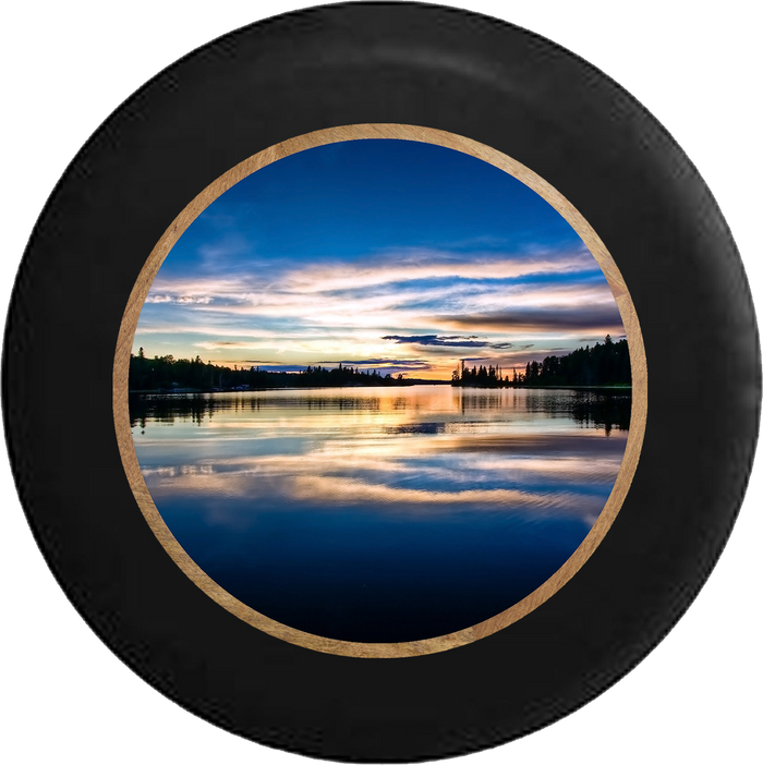 Jeep Wrangler Tire Cover With Sunrise Print (Wrangler JK, TJ, YJ)