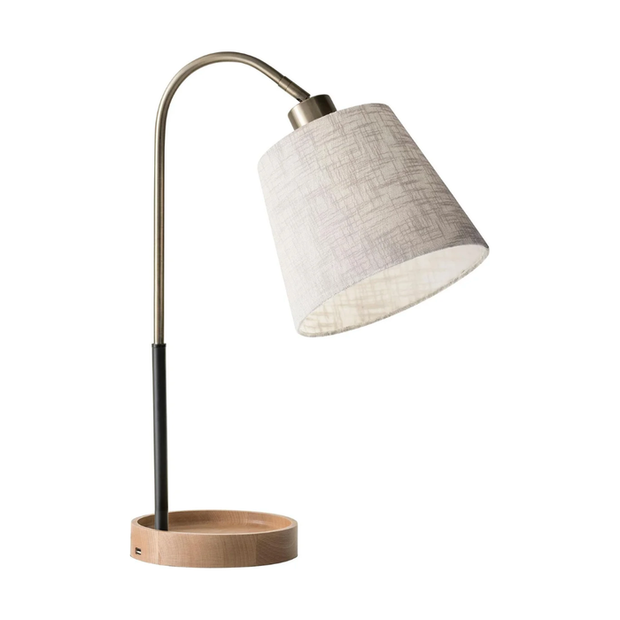 Jeffrey Desk Lamp - Black & Brass