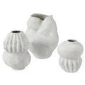 LARGE WHITE VESSEL VASE