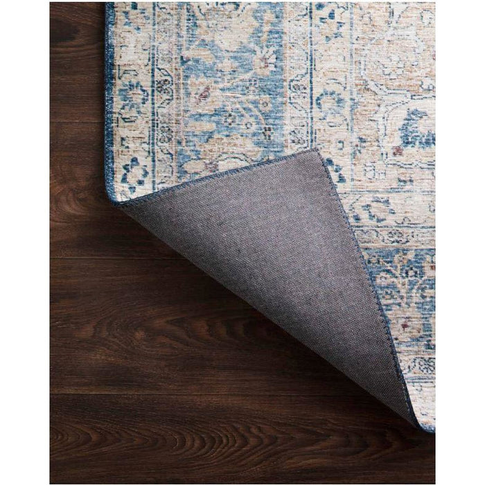 Layla Rug - Blue / Tangerine