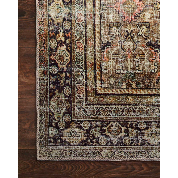 Layla Rug - Olive / Charcoal