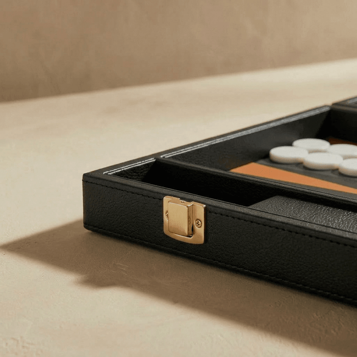 Leather Backgammon Set