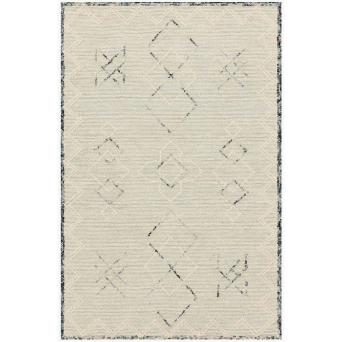 Leela Rug - Ocean / White