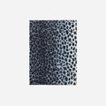 Leopard Blue Linen Sateen Napkins - Set of 4