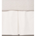 Liberte King White Bedskirt