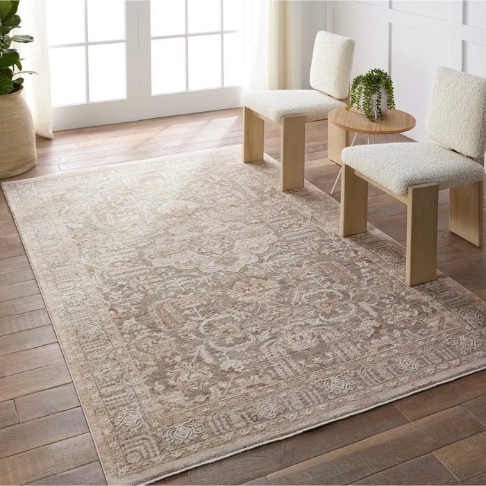 Lilit Rug - Grey, Brown and Cream
