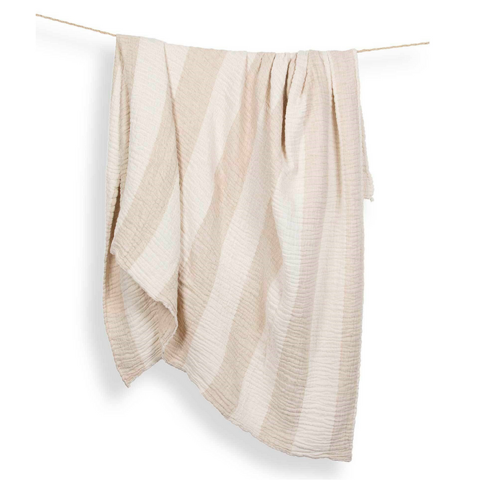 Linen Crinkle Throw