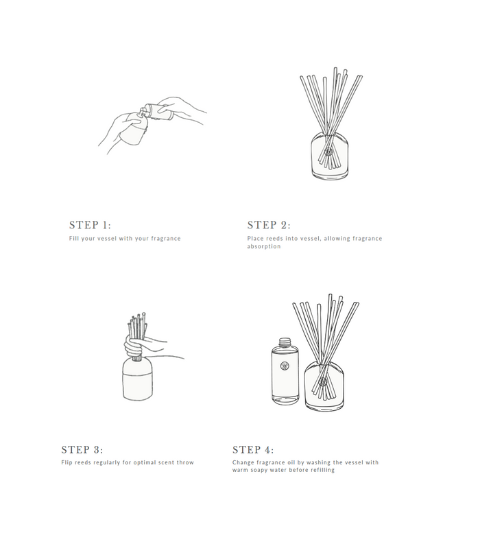 Linnea - Reed Diffuser Kit - Cashmere - Findlay Rowe Designs