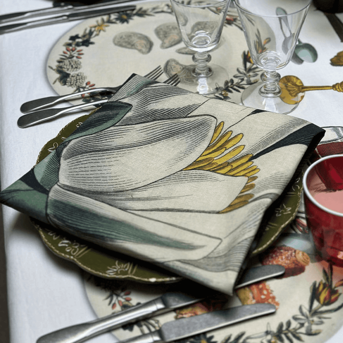 Lotus Linen Napkin