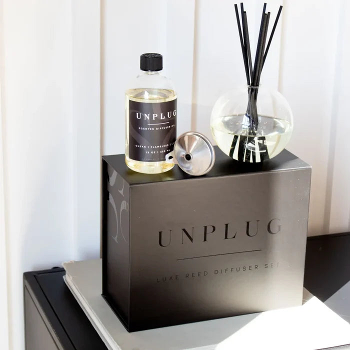 Luxe Reed Diffuser I Oil Diffuser Set Vanilla