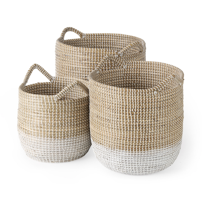 Maddie Basket in White