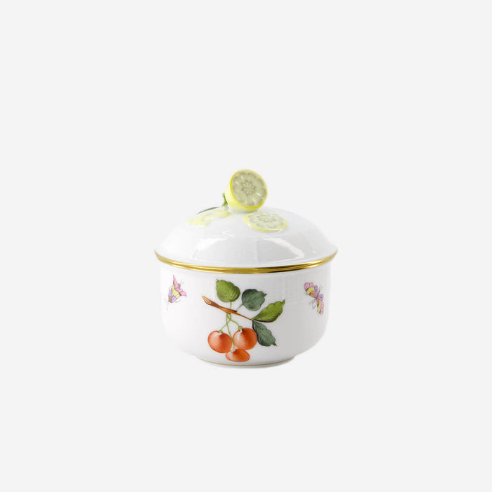 Market Garden Sugar Bowl Lemon Knob