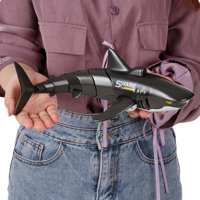 Mini RC Shark Remote Control Toy Swim Toy Underwater RC Boat Electric Racing Boat Spoof Toy Pool - MY STORE LIVING
