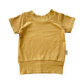 Mustard Ribbed Summer Lounge Top
