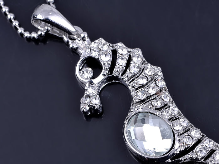 Nautical Seahorse Starfish Pendant Necklace - ALILANG.COM