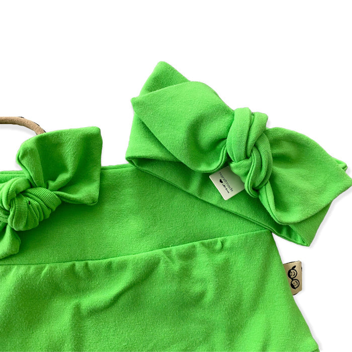 Neon Lime Green Bummies and/or Headbands