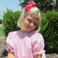 Ole Miss Vive La Fete Collegiate Hand Smocked PINK Gingham Bishop