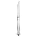 Oneida 2273KSHF Juilliard 9 3/8" 18/10 Stainless Steel Extra Heavy Weight Steak Knife - 12/Pack