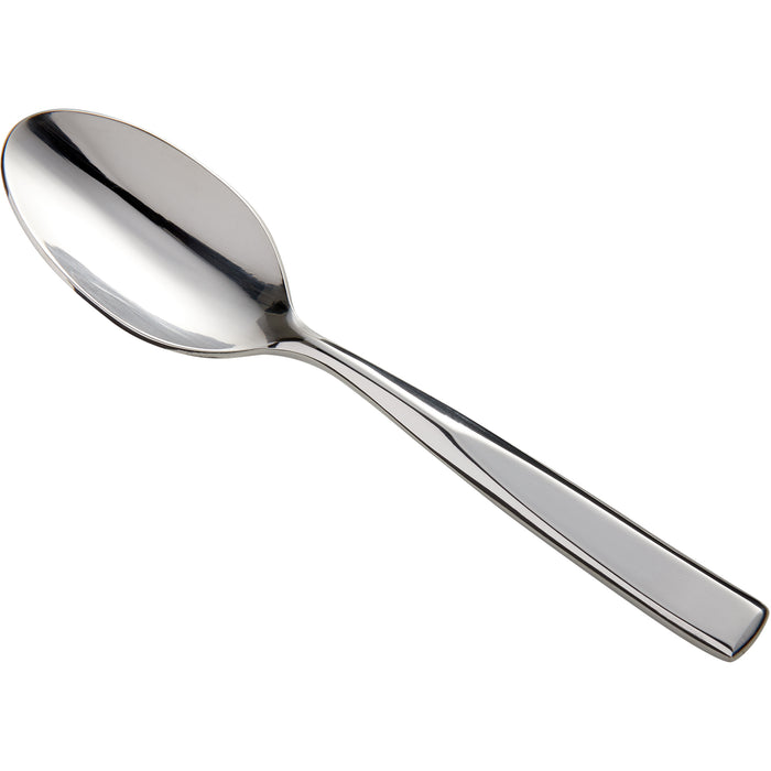 Oneida B443SFTF Tidal 5 5/8" 18/0 Heavy Weight Stainless Steel European Teaspoon - 12/Pack