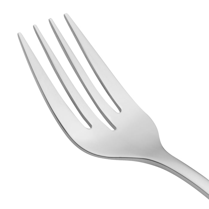 Oneida T148FSLF Baguette 6 5/8" 18/10 Stainless Steel Extra Heavy Weight Salad / Pastry Fork - 12/Pack