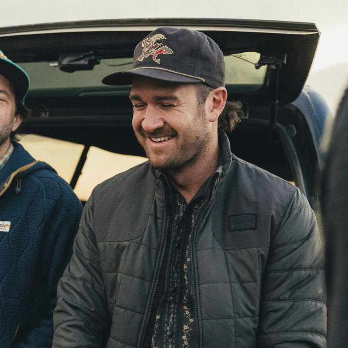Osprey Prey Snapback Hat- Black Twill