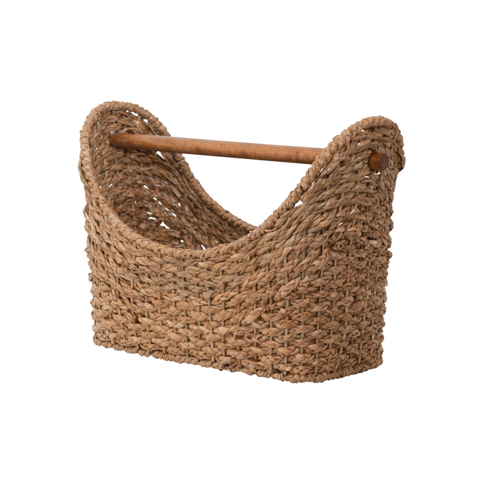 Oval Hand-Woven Toilet Paper Basket
