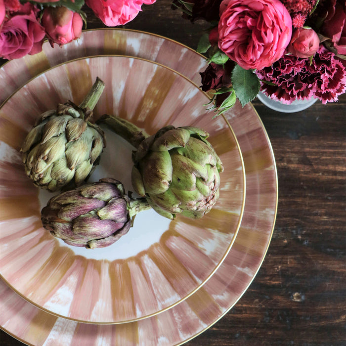 panache hand painted plate bonadea