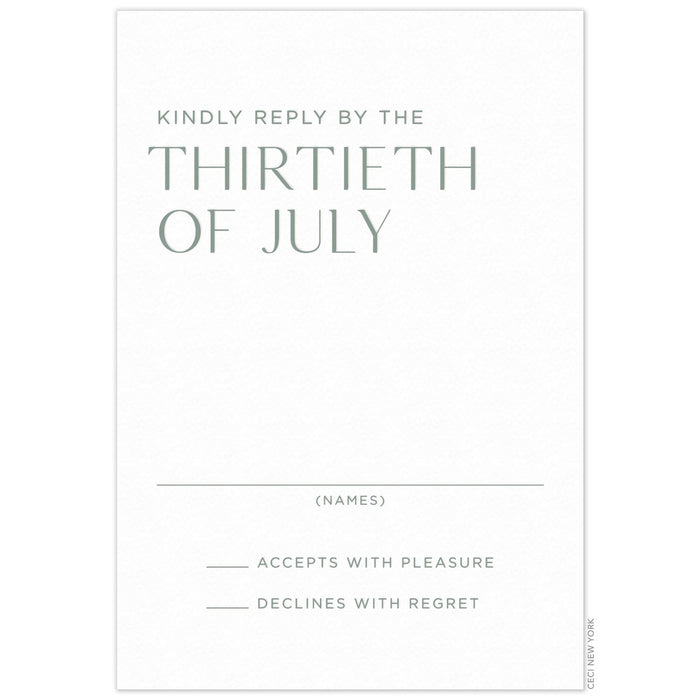Parker Vertical Reply Card