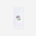 Passion Flower Embroidered Napkin