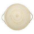 Paulownia and Leather Tray