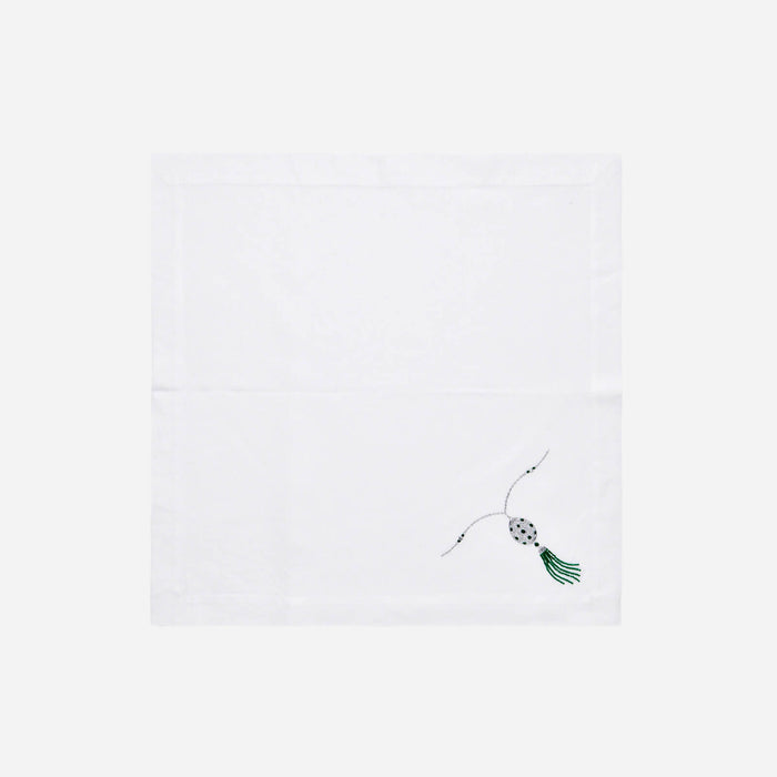 Pendant Hand-Embroidered Dinner Napkin