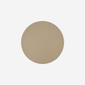 Peninsula Round Leather Placemat Taupe