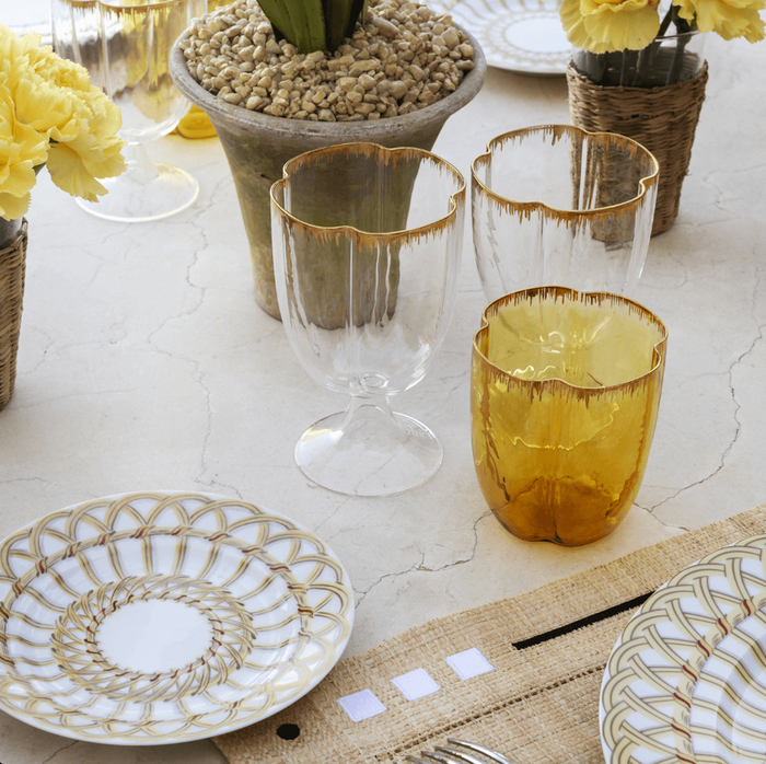 Petal Red Wine Glass