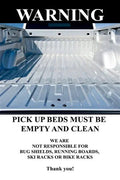 Pick Up Bed Sign Insert - 24"w x 36"h - UnitedSign