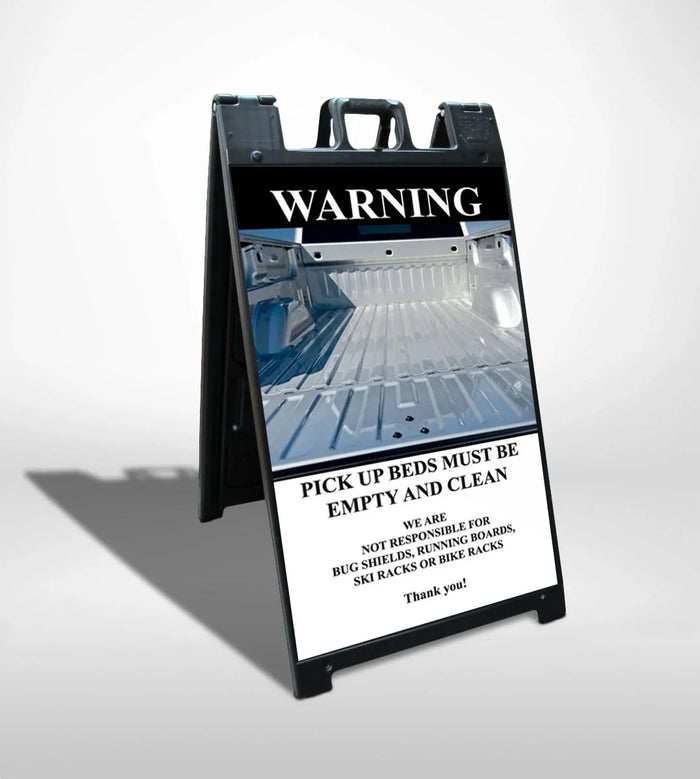 Pick Up Bed Sign Insert - 24"w x 36"h - UnitedSign