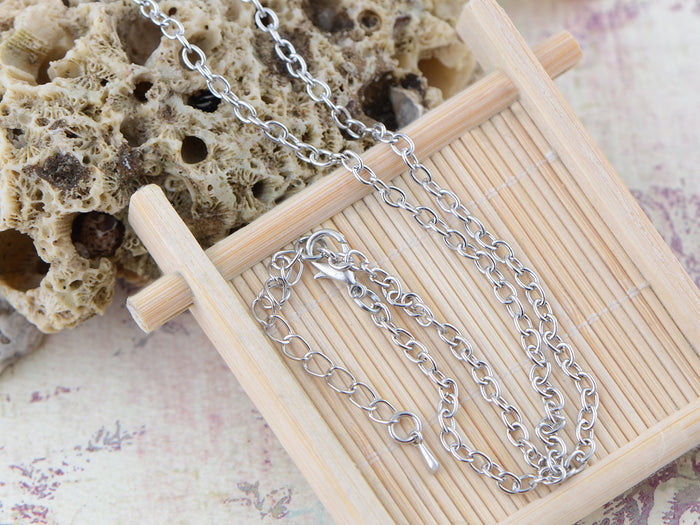 Pink Leaf Owl Bird Pendant Necklace