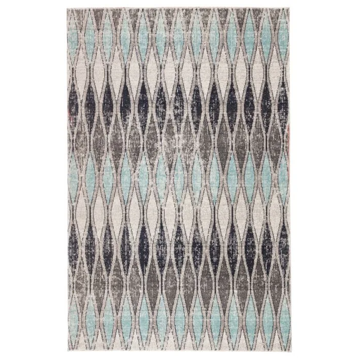 Polaris Norwich Rug in Flint Grey/Arctic