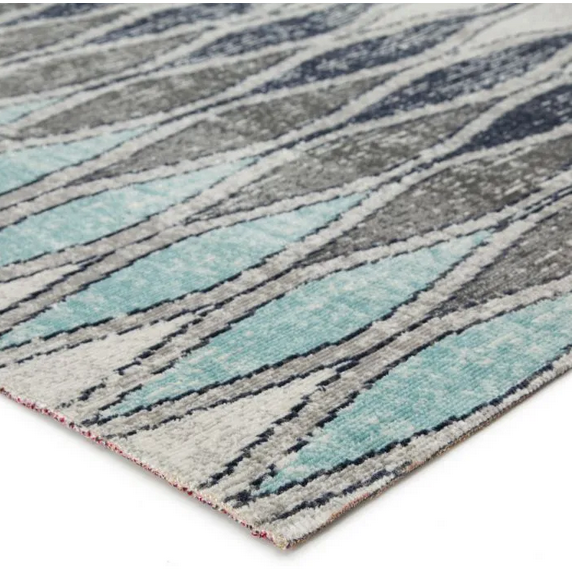 Polaris Norwich Rug in Flint Grey/Arctic