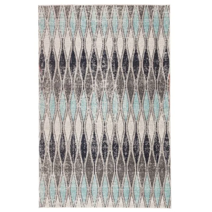 Polaris Norwich Rug in Flint Grey/Arctic