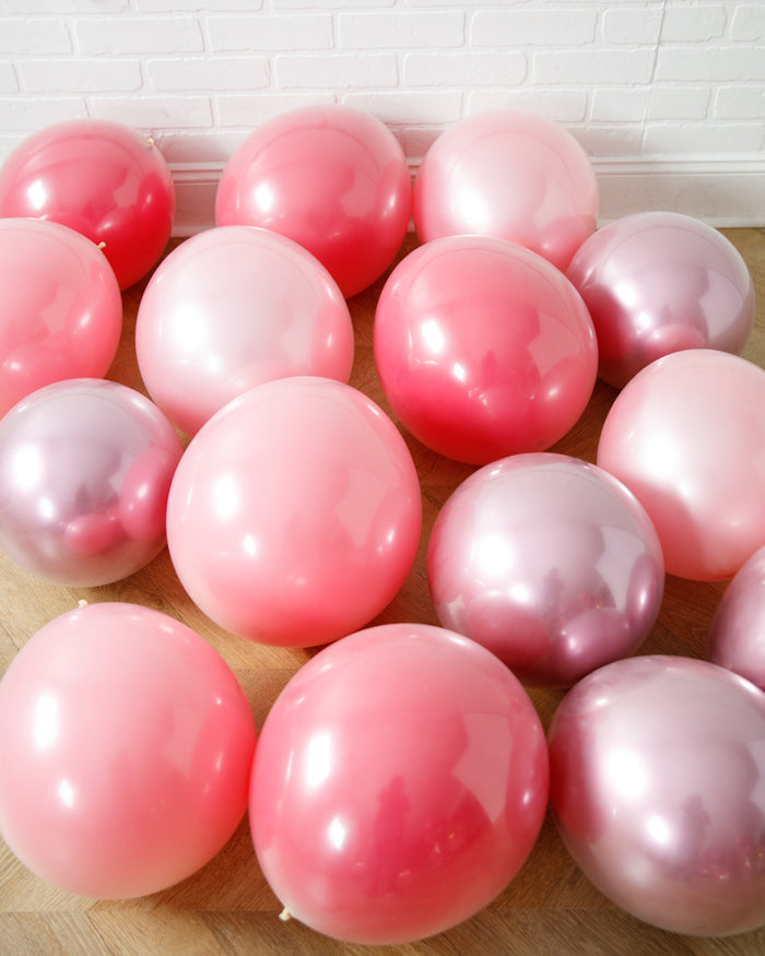 Pretty in Pink - Ceiling & Floor Balloon Set