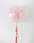 Pretty in Pink - Confetti Giant Balloon with Tassel