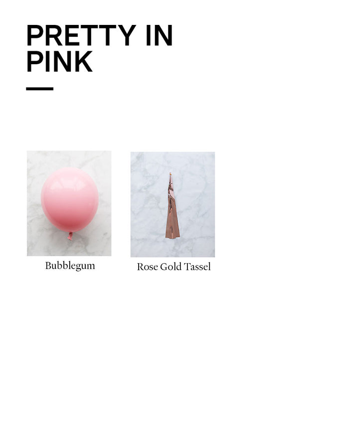 Pretty in Pink - Giant Balloon Centerpiece with Skirt