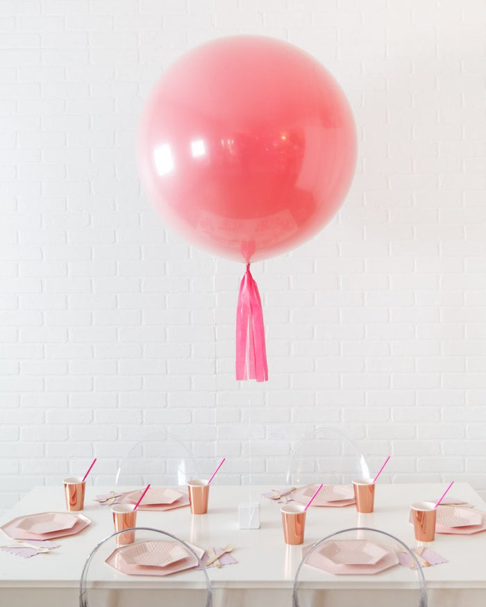 Pretty in Pink - Giant Balloon Centerpiece with Skirt