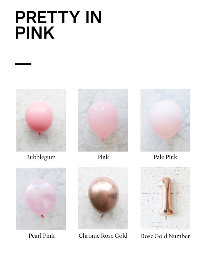 Pretty in Pink - Number Pedestal - 3ft