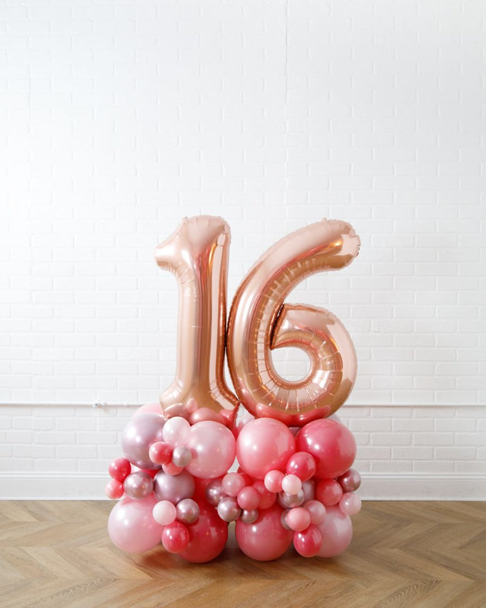Pretty in Pink - Number Pedestal - 3ft