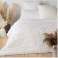Raitha Tufted White Duvet Cover