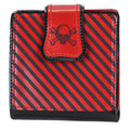 RED SKULL STRIPE WALLET