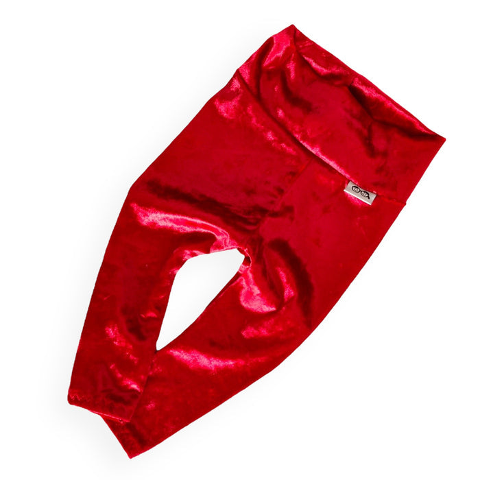 Red Velvet Lounge Set