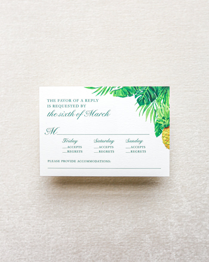 Reply Card Horizontal
